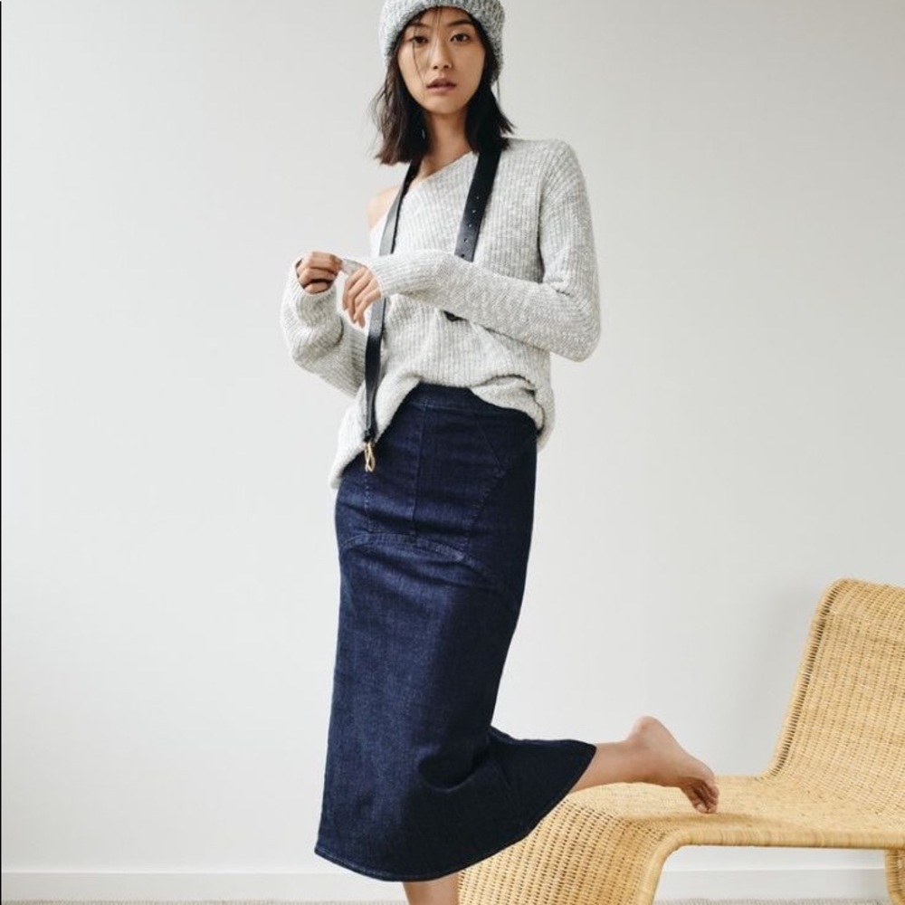 Madewell denim skirt